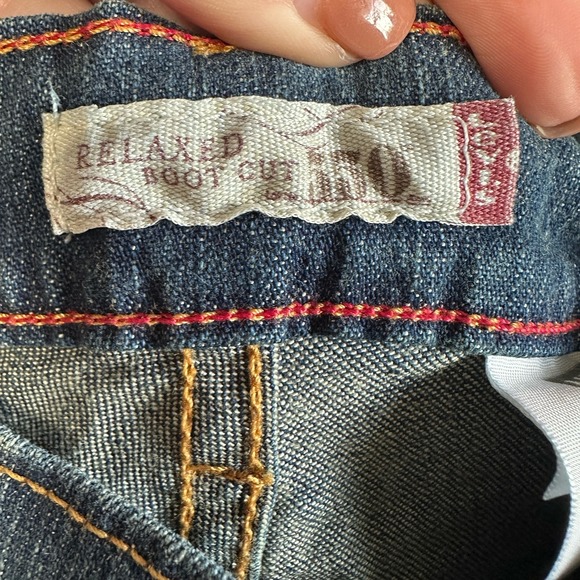 NEW Levis 550 Denim Jeans Relaxed‎ Bootcut Western Medium Wash Womens Size 12 - Picture 6 of 7
